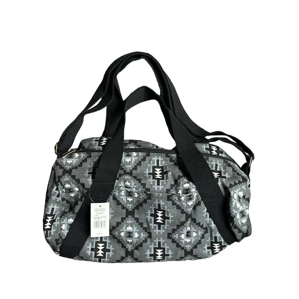 Journeys Aztec tribal southwestern tote duffel overnight bag handbag NWT
